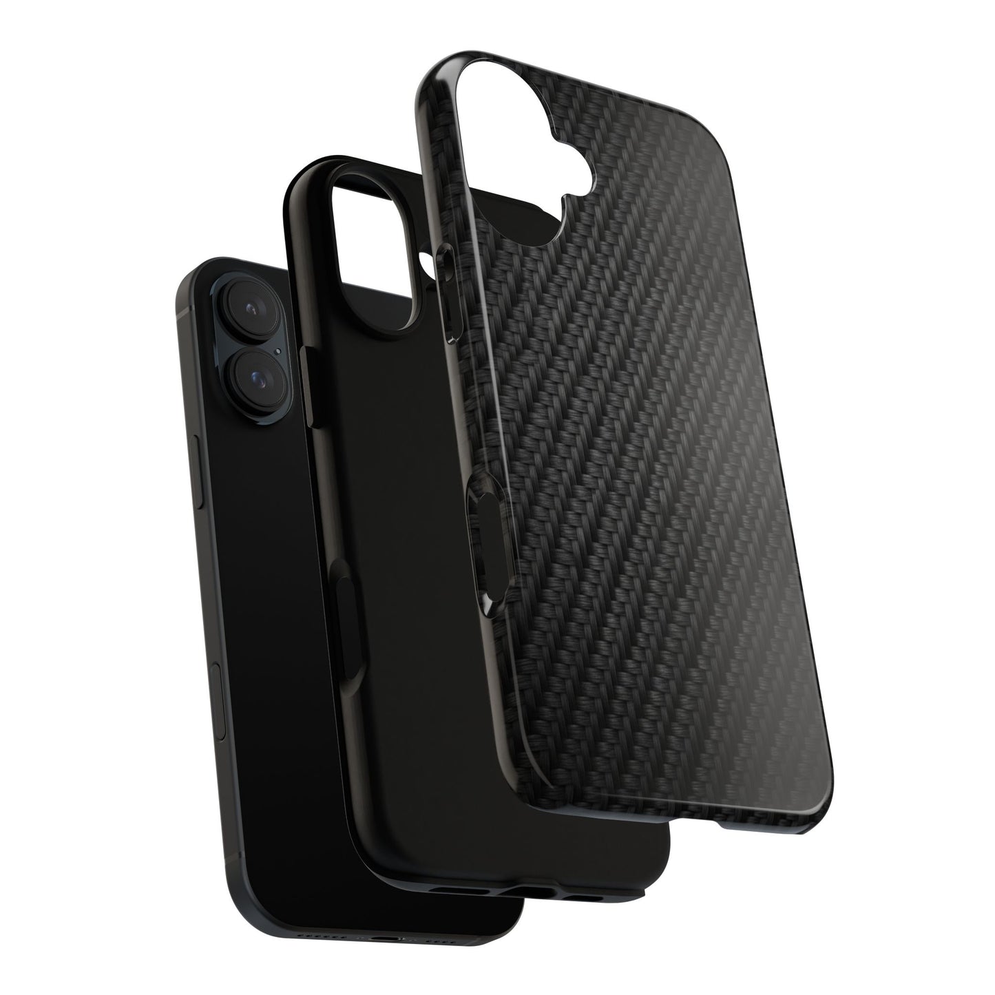 Carbon Fiber Inspired Phone Case – Rugged Slim Protective Tech Case for iPhone & Samsung