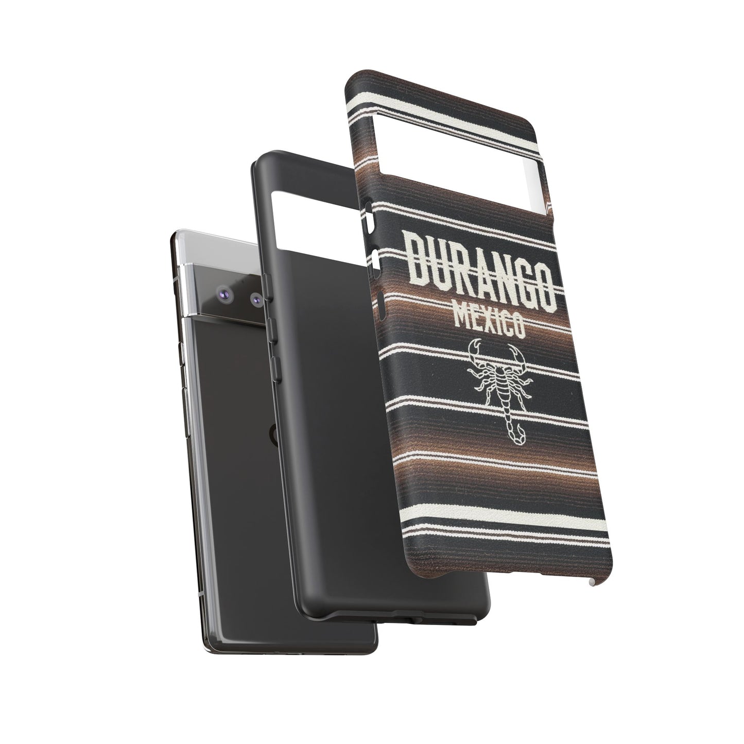 Durango Mexico Phone Case | Serape Scorpion Western Design | Mexican Heritage Tough Case for iPhone & Samsung