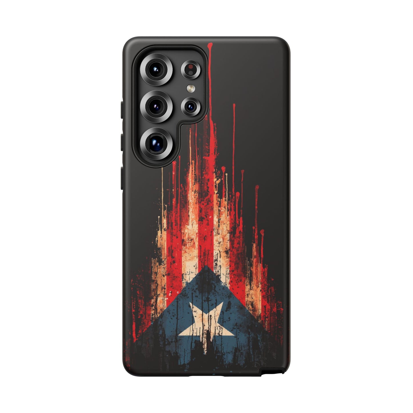 Puerto Rico Flag Phone Case | Distressed Puerto Rican Flag Tough Case | Boricua Pride Protective iPhone Samsung Cover