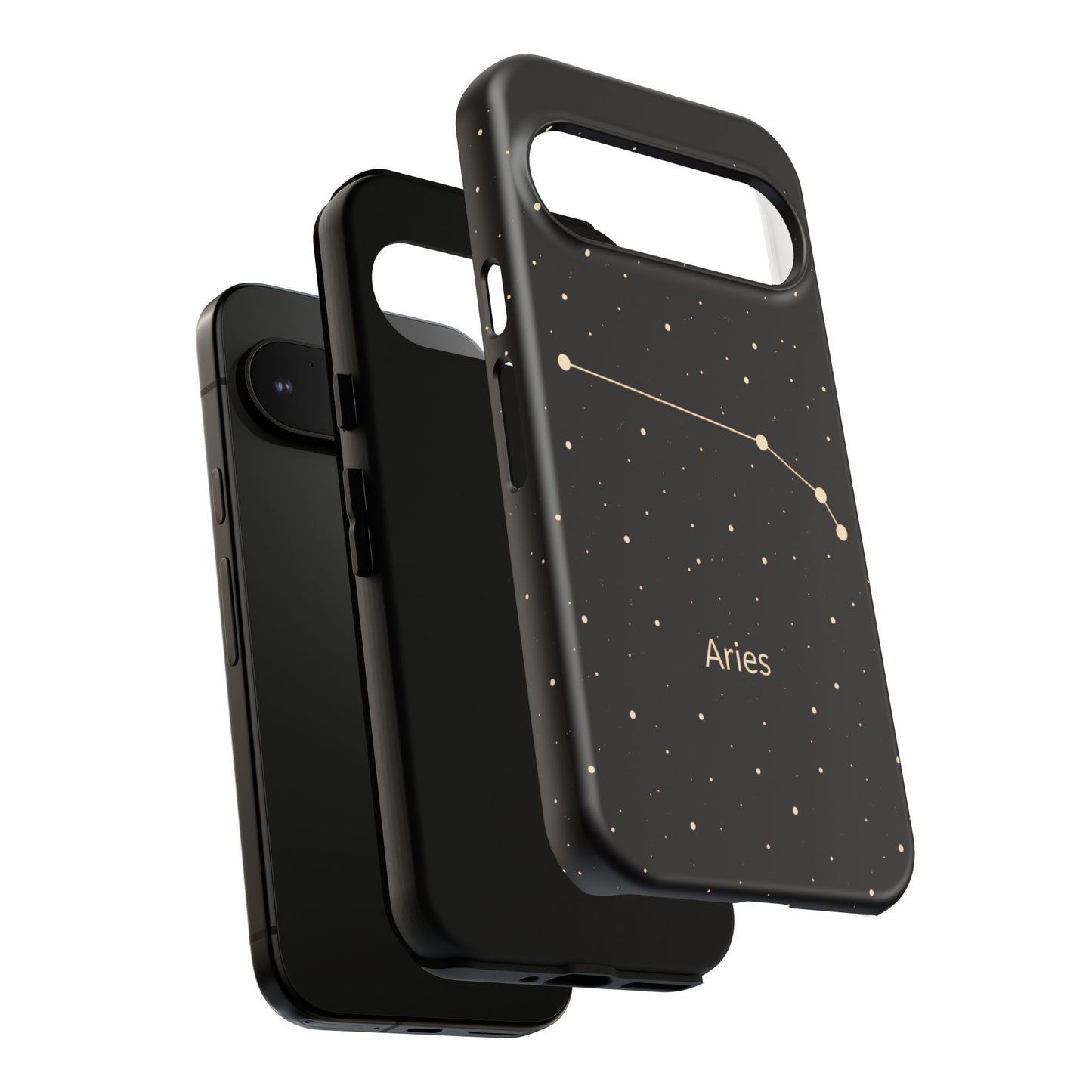 Aries Zodiac Constellation Phone Case – Luxe Gold Celestial Cover