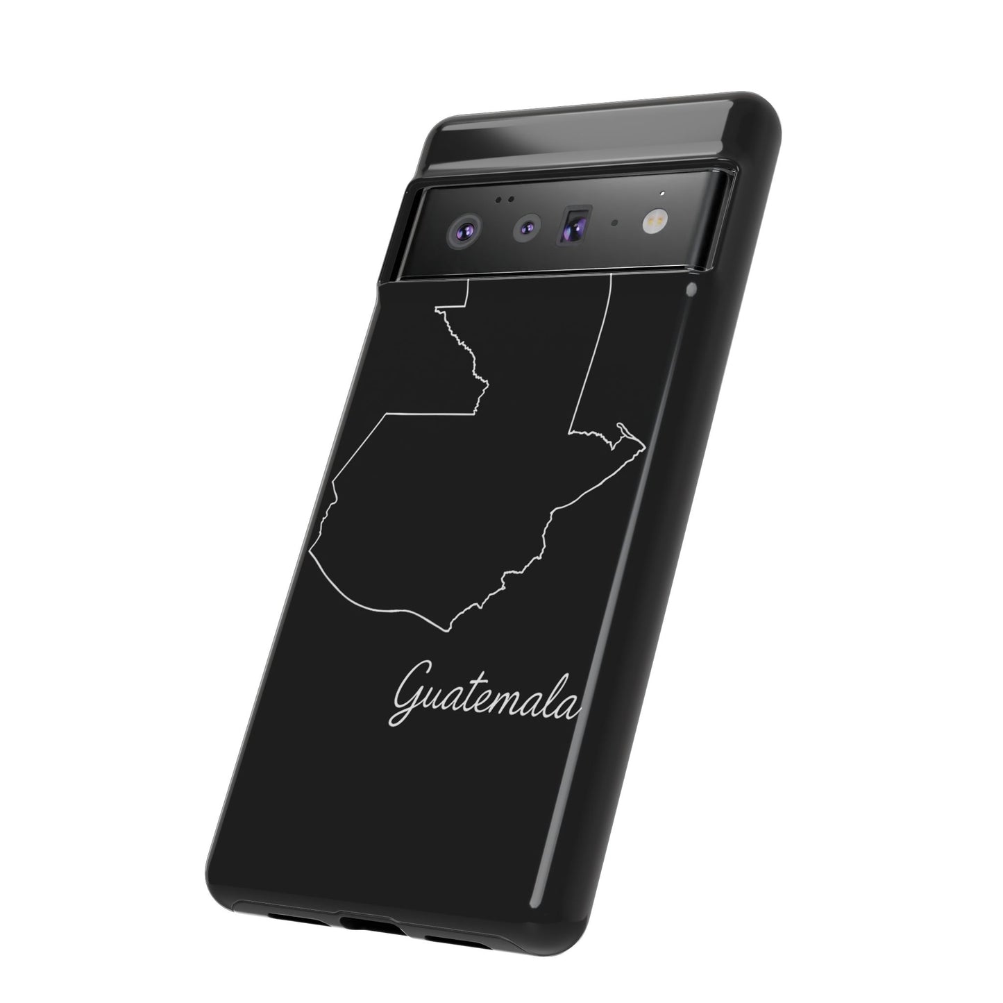 Guatemala Outline Phone Case – Minimal Country Map Tough Case (iPhone, Samsung, Pixel)