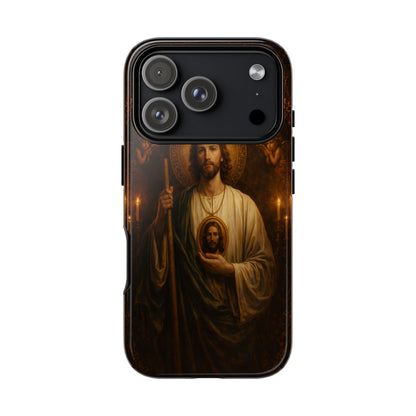 San Judas Phone Case Saint Jude Catholic Saint Religious Art Portrait Tough