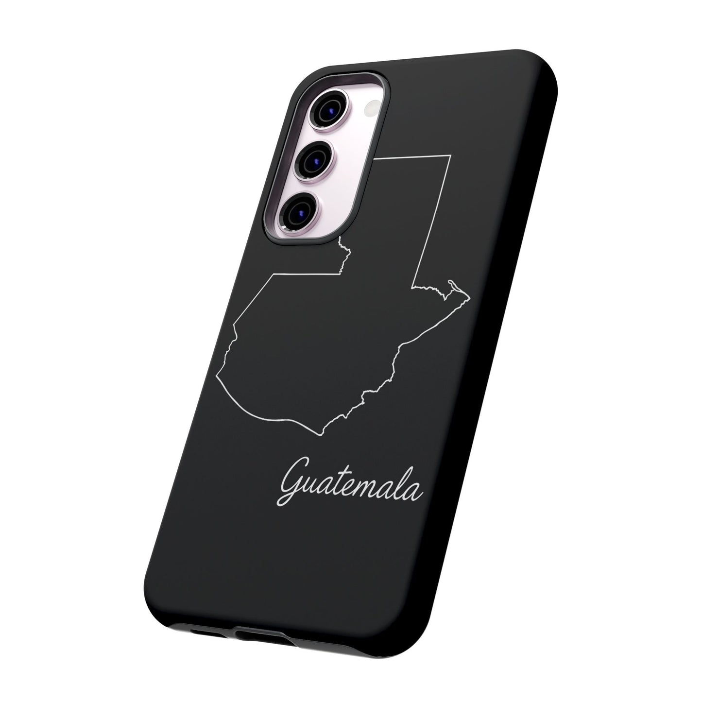 Guatemala Outline Phone Case – Minimal Country Map Tough Case (iPhone, Samsung, Pixel)