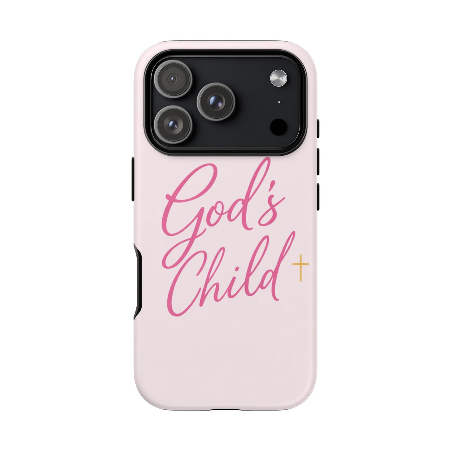 Gods Child Phone Case Christian Pink Aesthetic Tough iPhone Case