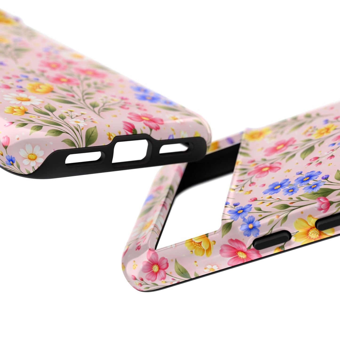 Wildflower Floral Phone Case Vintage Spring Meadow Tough Cover