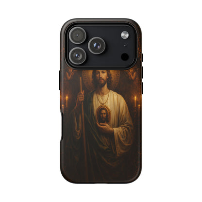 San Judas Phone Case Saint Jude Catholic Saint Religious Art Portrait Tough