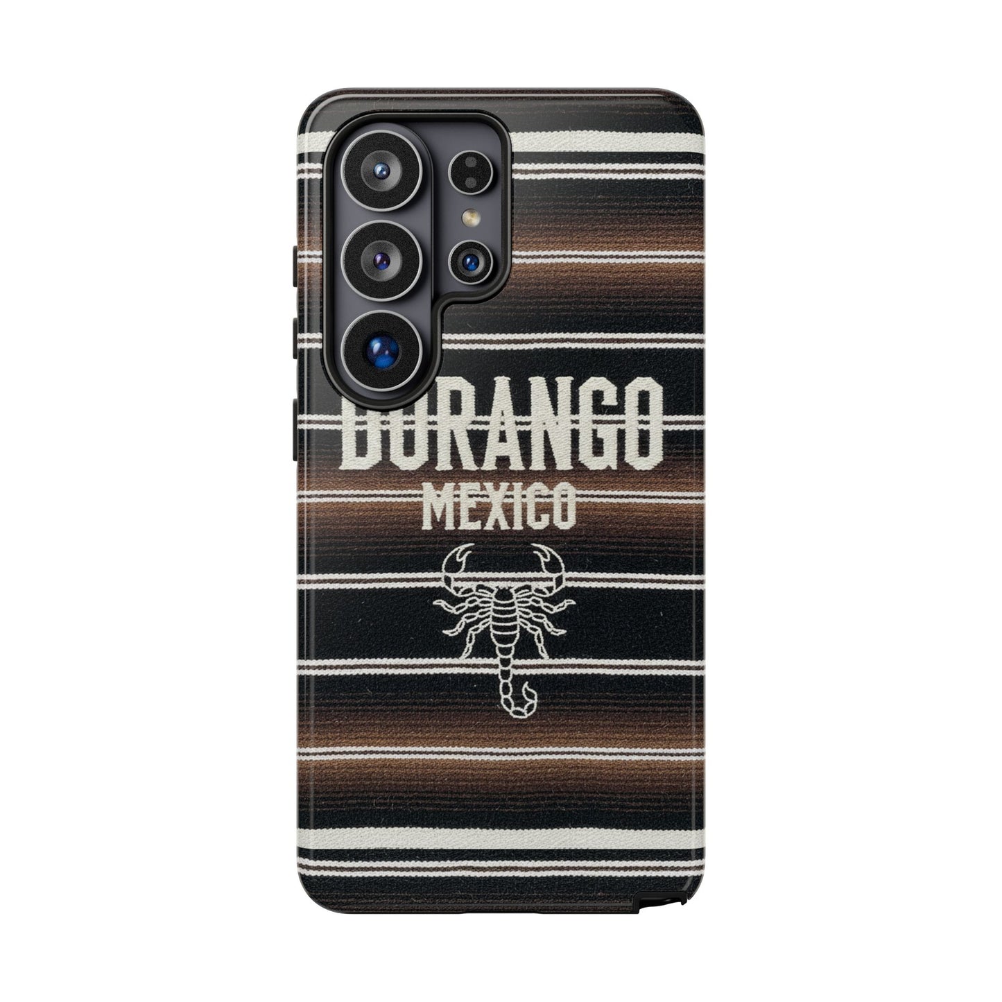 Durango Mexico Phone Case | Serape Scorpion Western Design | Mexican Heritage Tough Case for iPhone & Samsung