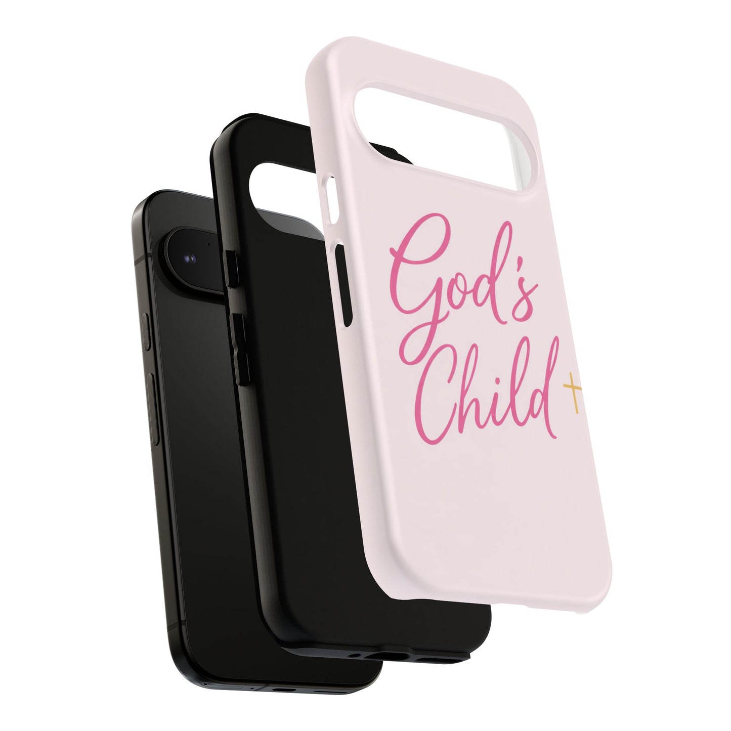 Gods Child Phone Case Christian Pink Aesthetic Tough iPhone Case