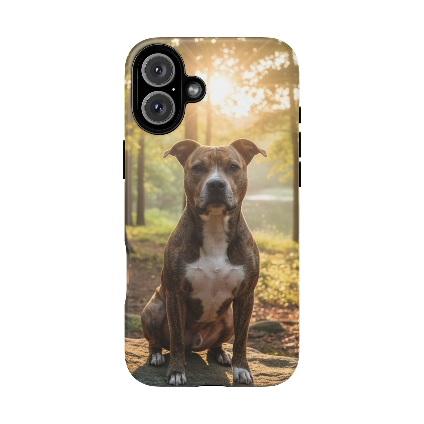 Pit Bull Phone Case – Dog Portrait Tough Case (iPhone, Samsung, Pixel)