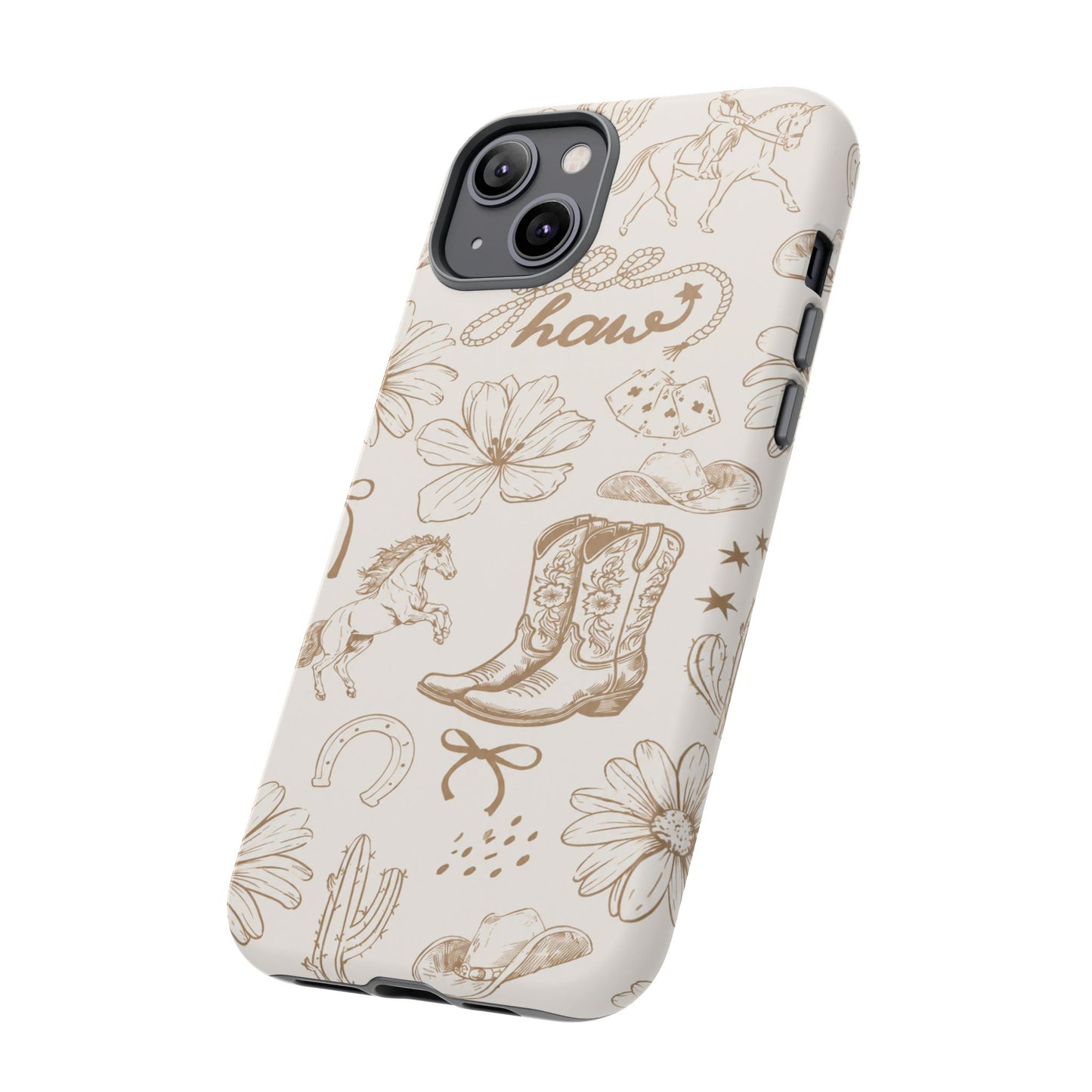 Western Cowgirl Phone Case for iPhone Samsung Galaxy Pixel Tough Case