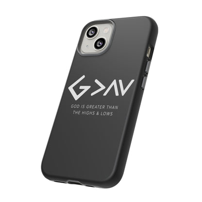 God Is Greater Than The Highs & Lows G>∧∨ Christian Phone Case