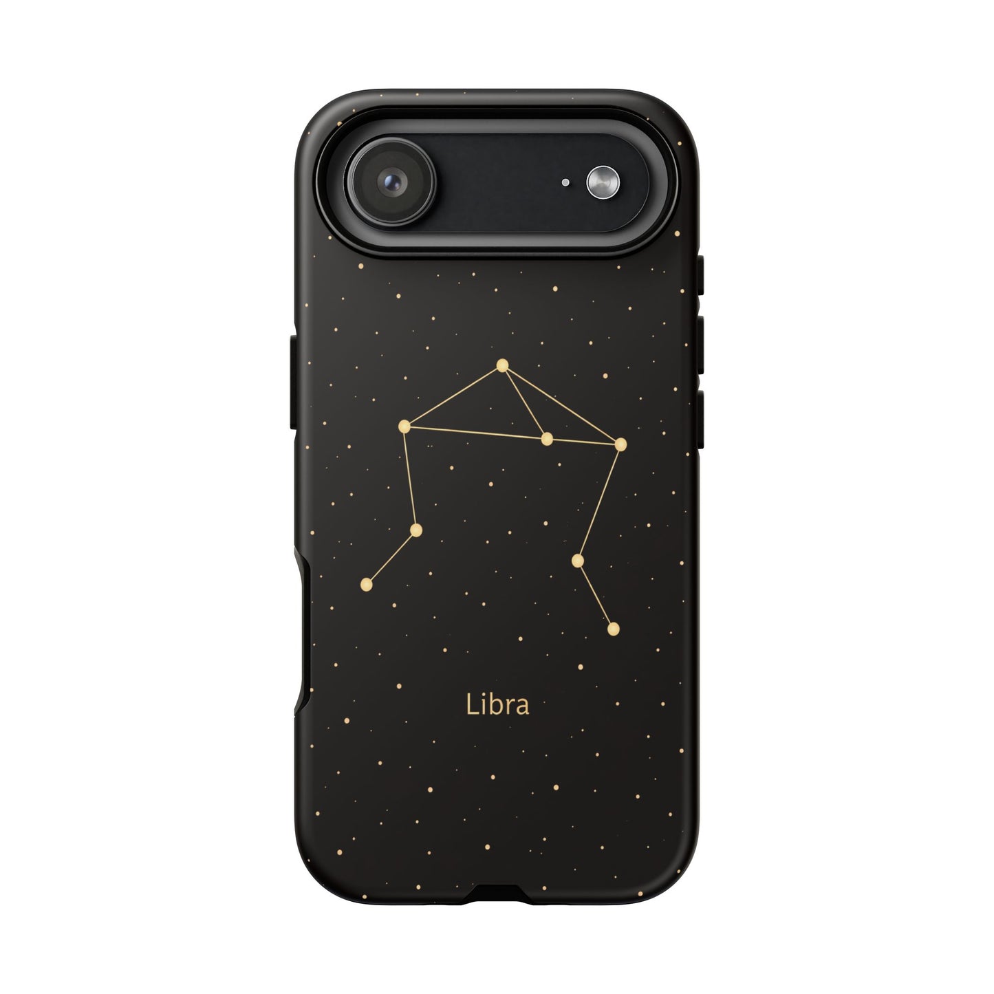 Libra Zodiac Constellation Phone Case – Luxe Gold Celestial Cover