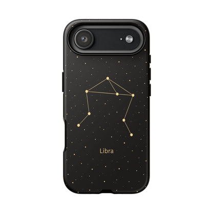 Libra Zodiac Constellation Phone Case – Luxe Gold Celestial Cover