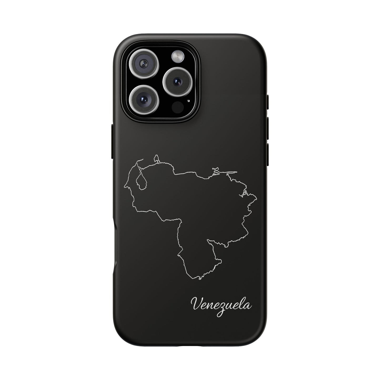 Venezuela Outline Phone Case – Minimal Country Map Tough Case (iPhone, Samsung, Pixel)