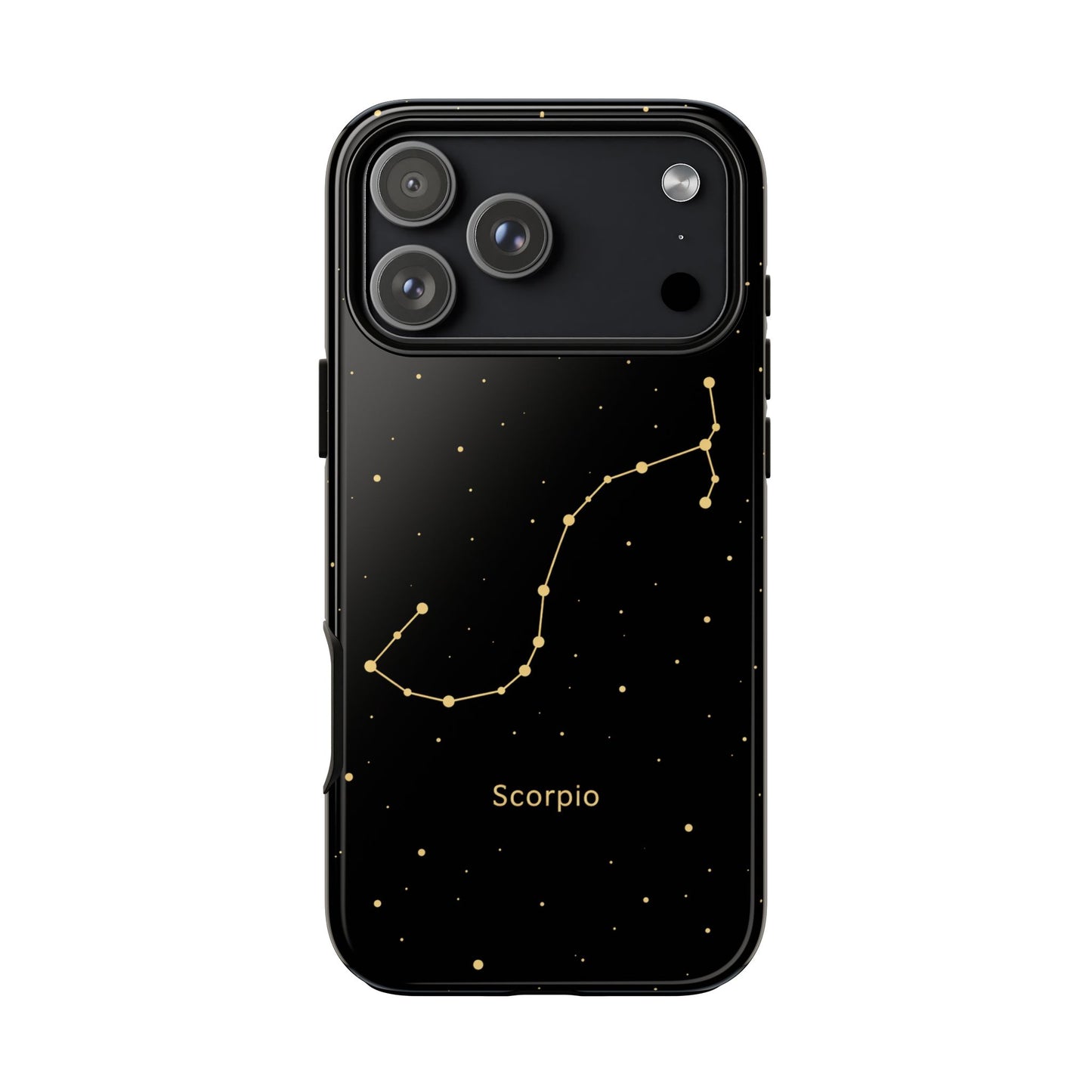 Scorpio Zodiac Constellation Phone Case – Luxe Gold Celestial Cover