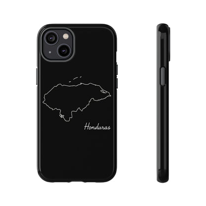 Honduras Outline Phone Case – Minimal Country Map Tough Case (iPhone, Samsung, Pixel)