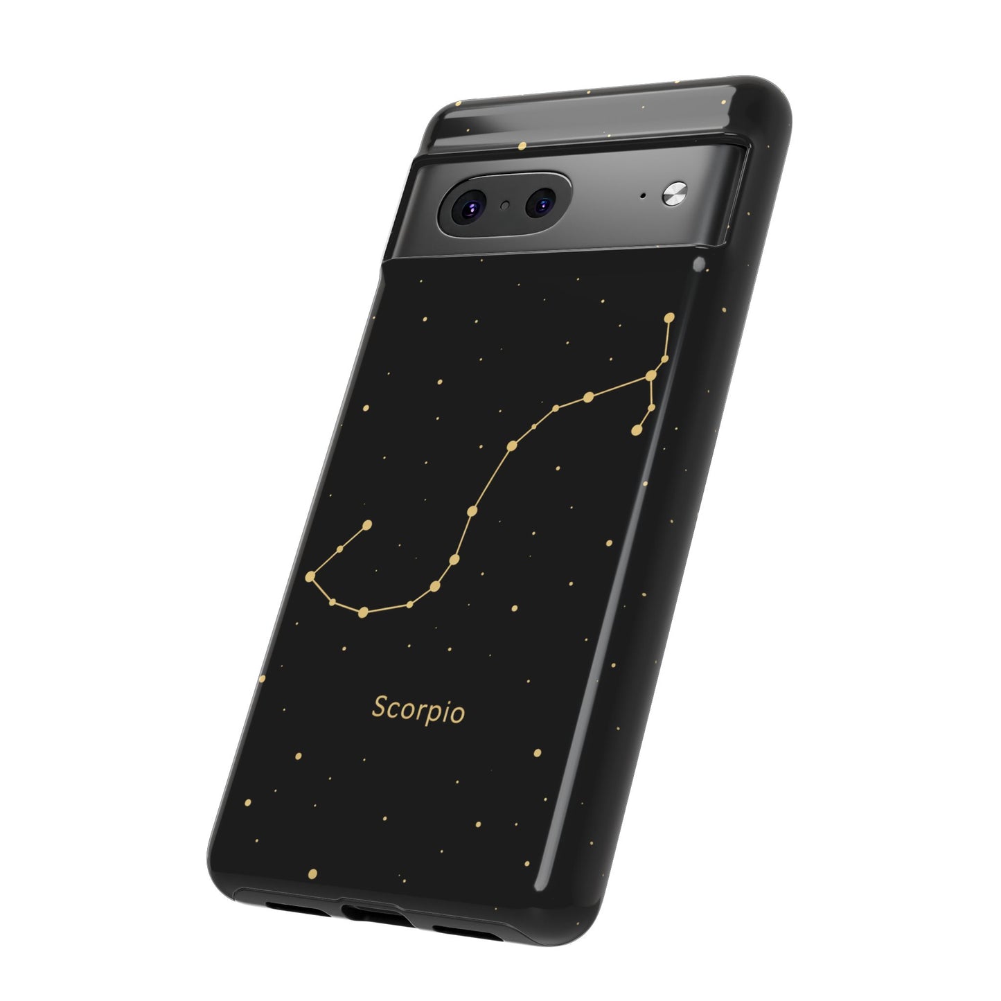 Scorpio Zodiac Constellation Phone Case – Luxe Gold Celestial Cover