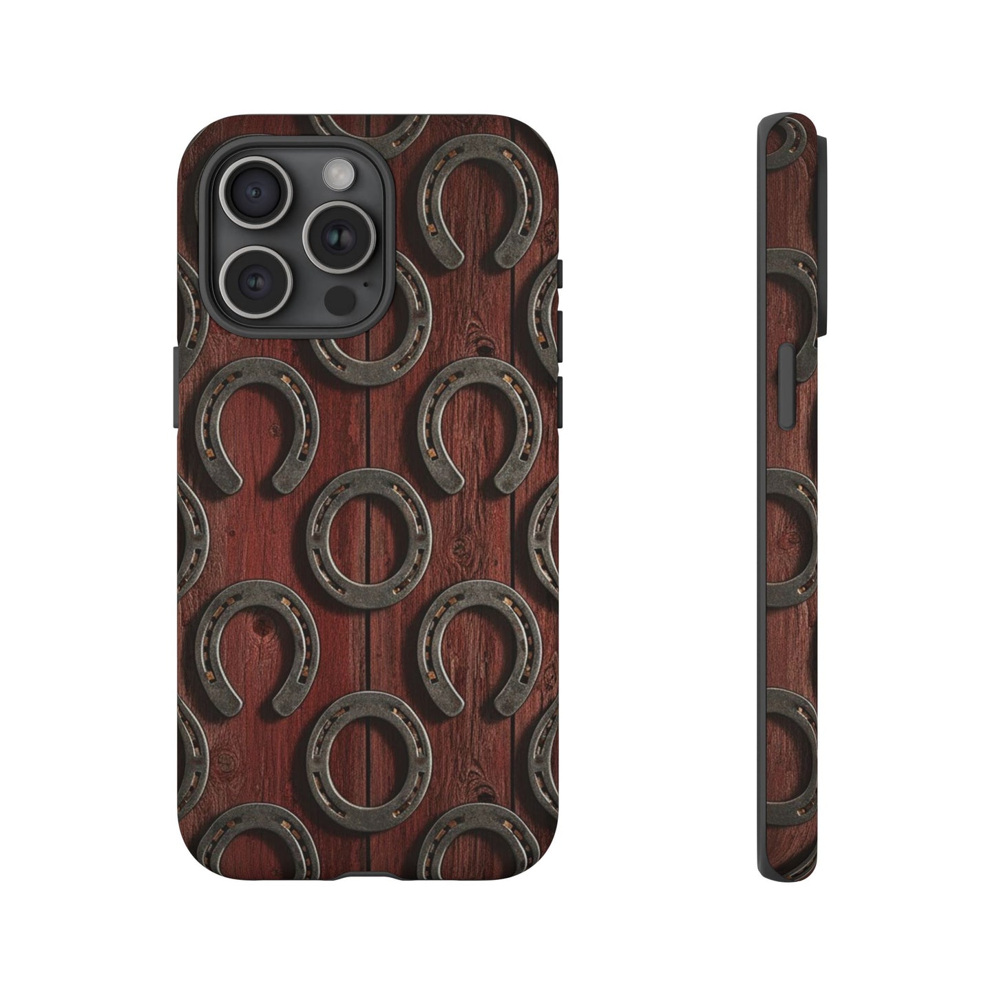 Rustic Horseshoe Western Phone Case – Cowboy Country Ranch Tough Case
