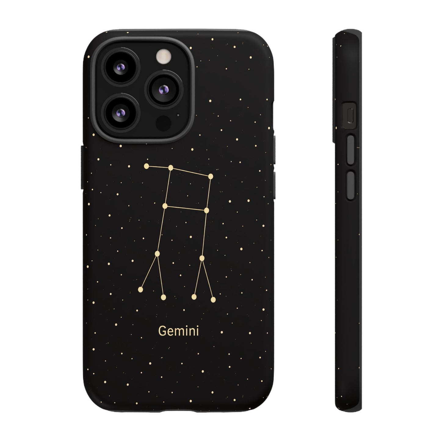 Gemini Zodiac Constellation Phone Case – Luxe Gold Celestial Cover