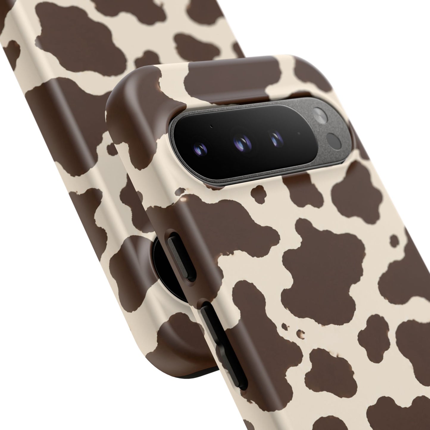 Western Cow Print Tough Phone Case for iPhone Samsung Galaxy Pixel