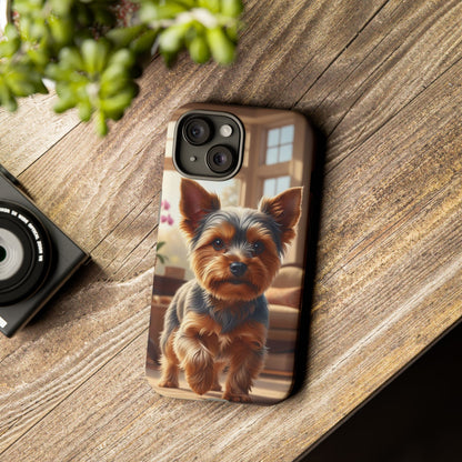 Yorkshire Terrier Phone Case – Cute Yorkie Puppy Tough Case (iPhone, Samsung, Pixel)