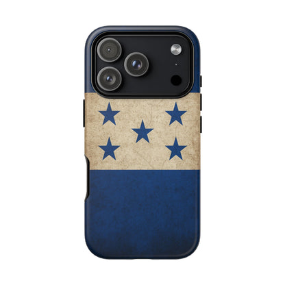 Honduras Flag Phone Case | Vintage Honduran Flag iPhone & Samsung Tough Protective Case