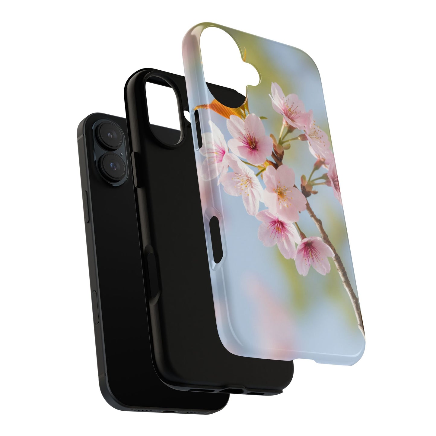 Cherry Blossom Phone Case – Pink Floral Tough Case (iPhone, Samsung Galaxy, Pixel)