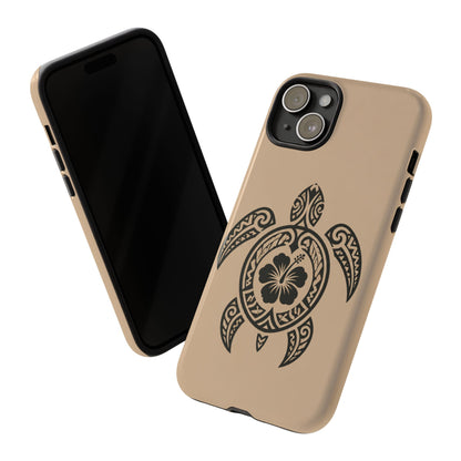 Polynesian Turtle Phone Case | Hawaiian Beach Tough Cover