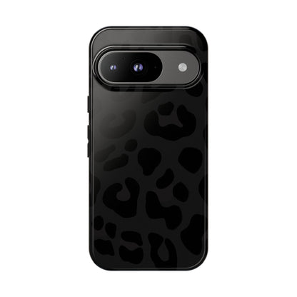 Black Leopard Phone Case | Matte & Glossy Tough Protective iPhone Case