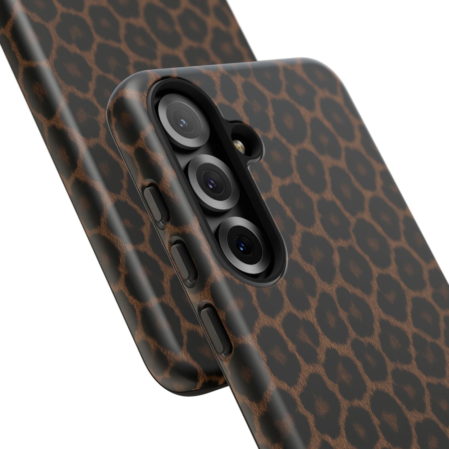 Brown Leopard Print Phone Case | Classic Animal Print Aesthetic Tough Protective Case