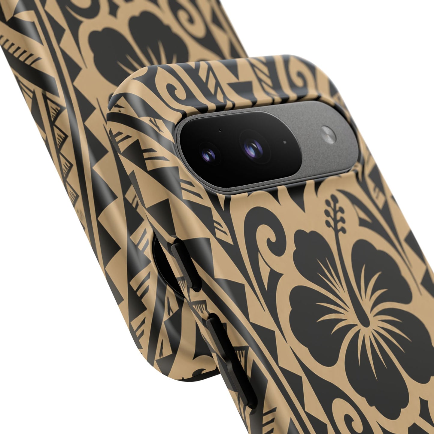 Polynesian Tribal Hawaiin Hibiscus Phone Case for iPhone Samsung Galaxy