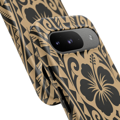 Polynesian Tribal Hawaiin Hibiscus Phone Case for iPhone Samsung Galaxy