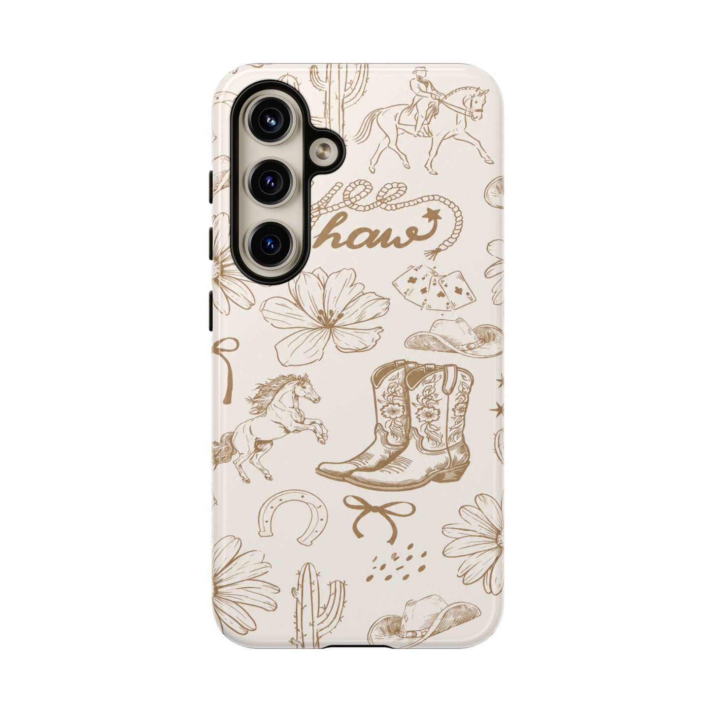Western Cowgirl Phone Case for iPhone Samsung Galaxy Pixel Tough Case