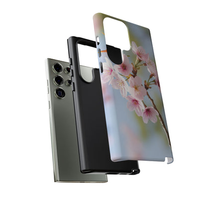 Cherry Blossom Phone Case – Pink Floral Tough Case (iPhone, Samsung Galaxy, Pixel)
