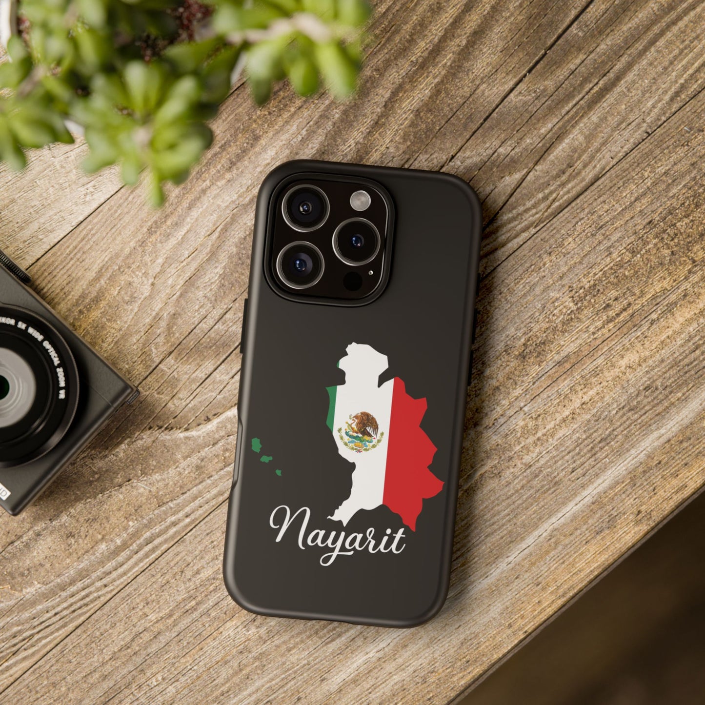 Nayarit Mexico Flag Map Phone Case | Mexican American Pride Tough Case for iPhone & Samsung