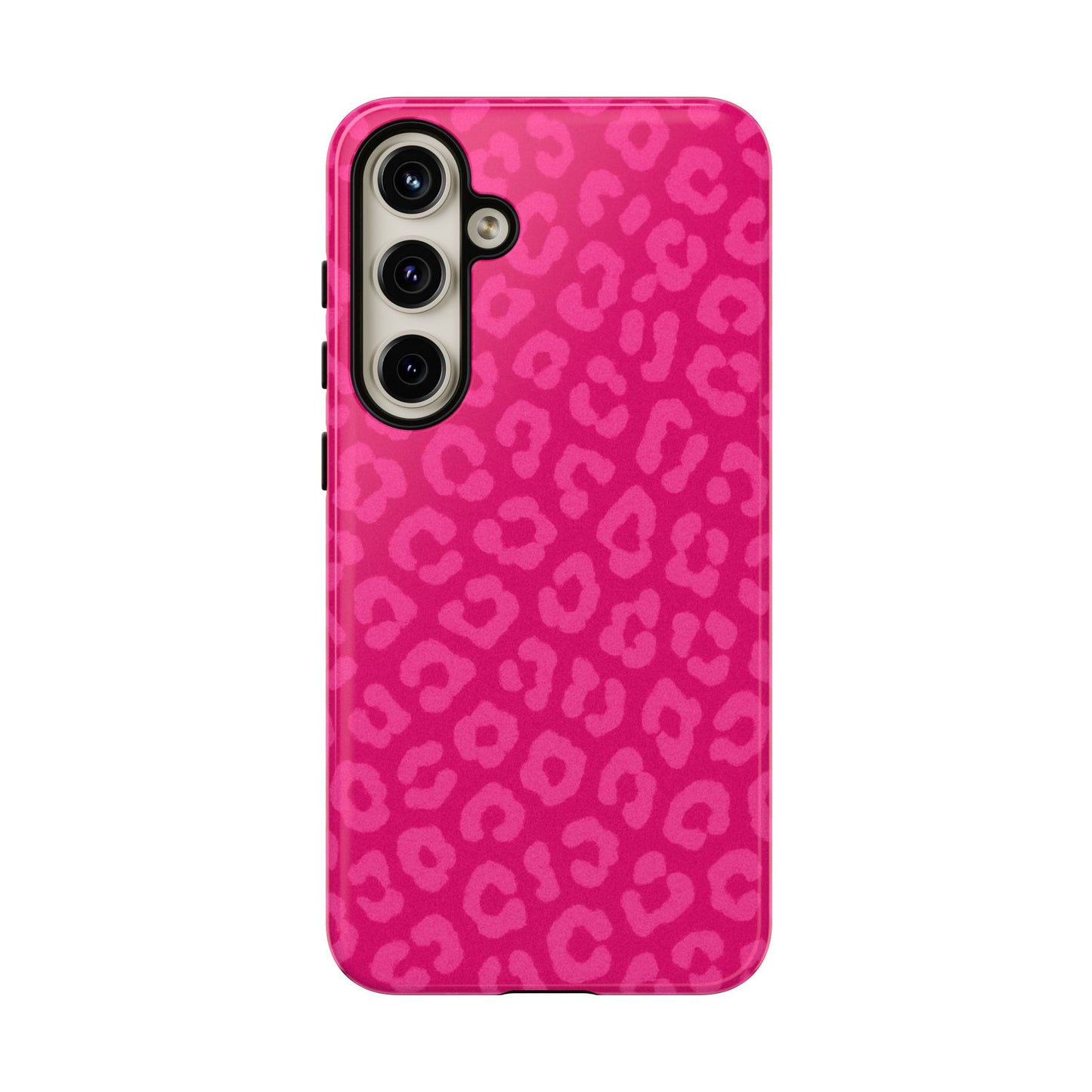 Hot Pink Leopard Phone Case – Bold Coquette Aesthetic Tough Case