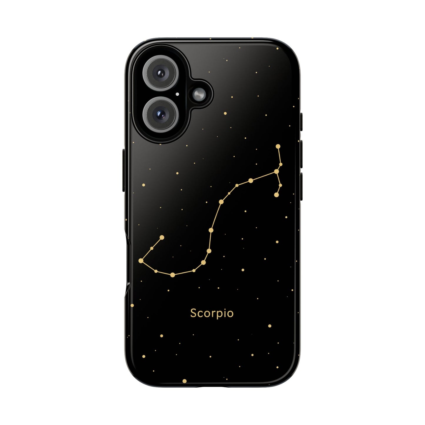 Scorpio Zodiac Constellation Phone Case – Luxe Gold Celestial Cover