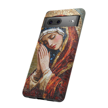 Virgin Mary Phone Case, Catholic Phone Case, Christian Aesthetic Case, Religious iPhone Case, Saint Art Case, Faith Gift