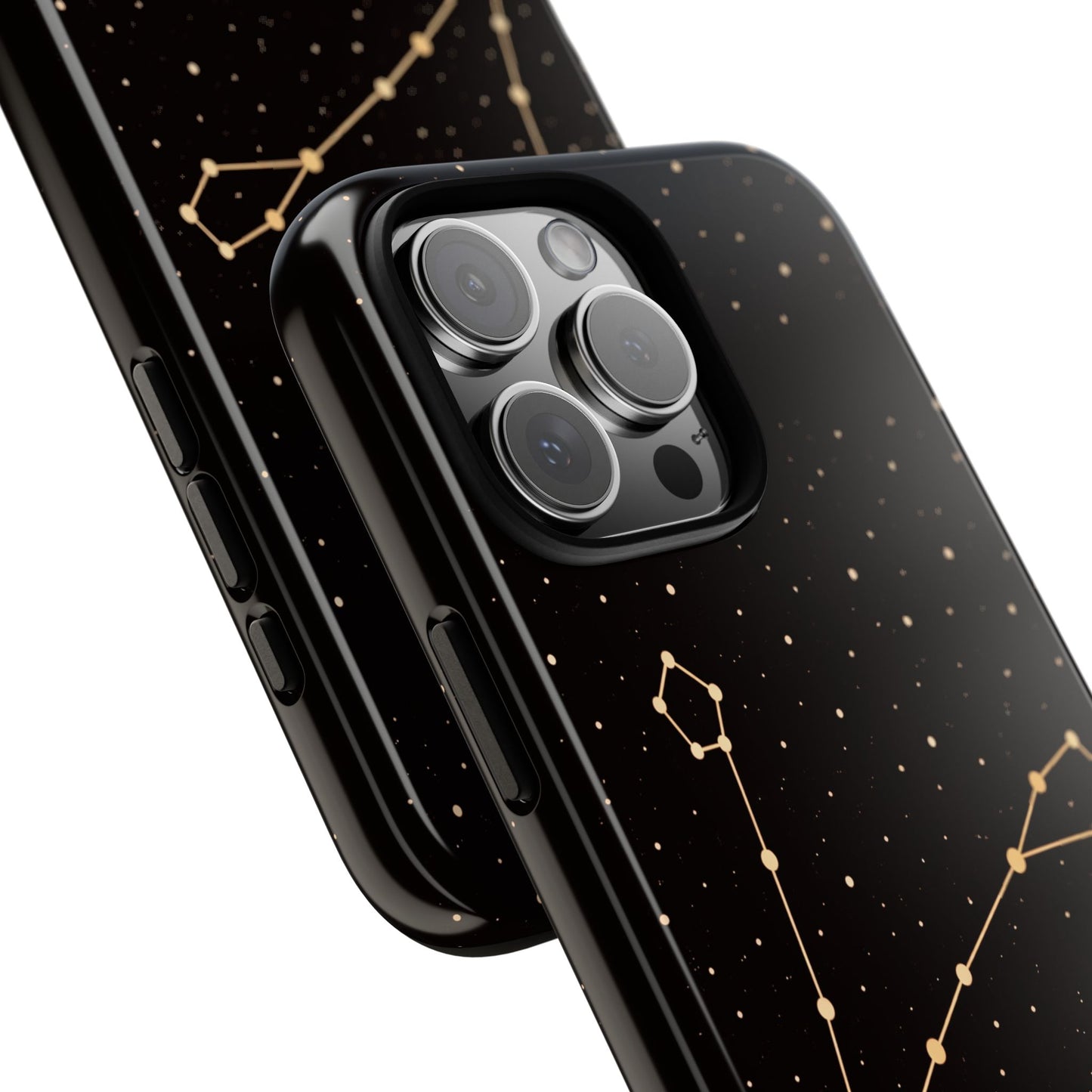 Pisces Zodiac Constellation Phone Case – Luxe Gold Celestial Cover