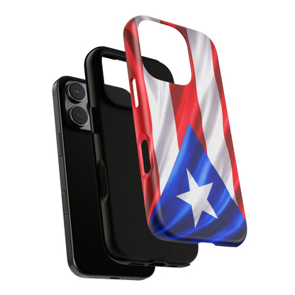 Puerto Rico Flag Phone Case | Boricua Pride Tough Case | Puerto Rican Flag Protective Cover for iPhone & Samsung