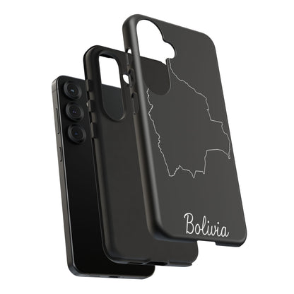 Bolivia Outline Phone Case – Minimal Country Map Tough Cover