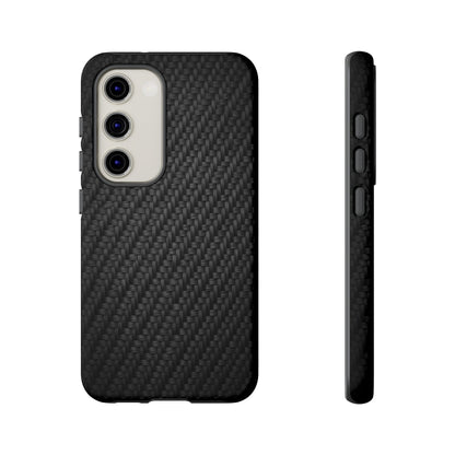 Carbon Fiber Inspired Phone Case – Rugged Slim Protective Tech Case for iPhone & Samsung
