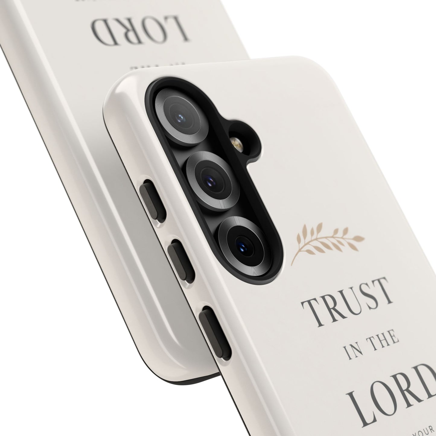 Proverbs 3:5 Christian Phone Case Trust in the Lord Minimalist Faith Cover