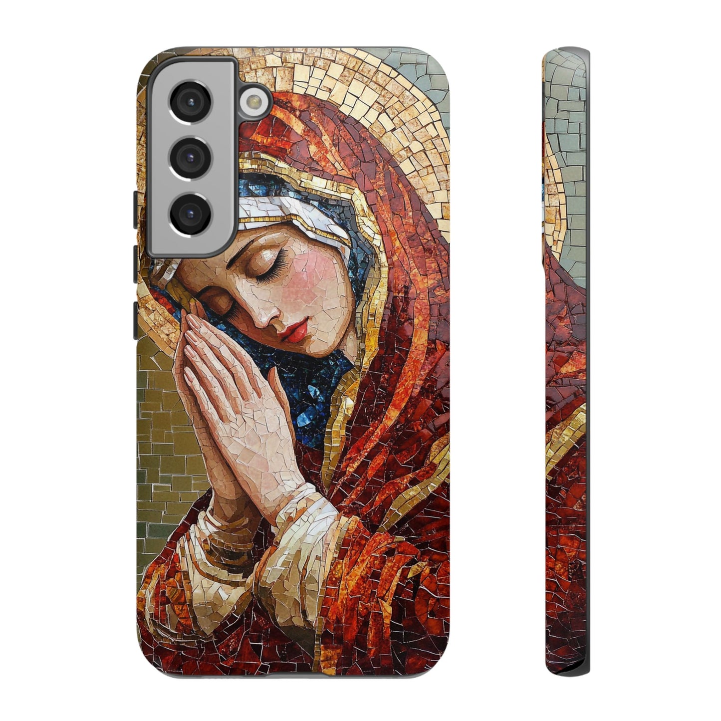 Virgin Mary Phone Case, Catholic Phone Case, Christian Aesthetic Case, Religious iPhone Case, Saint Art Case, Faith Gift