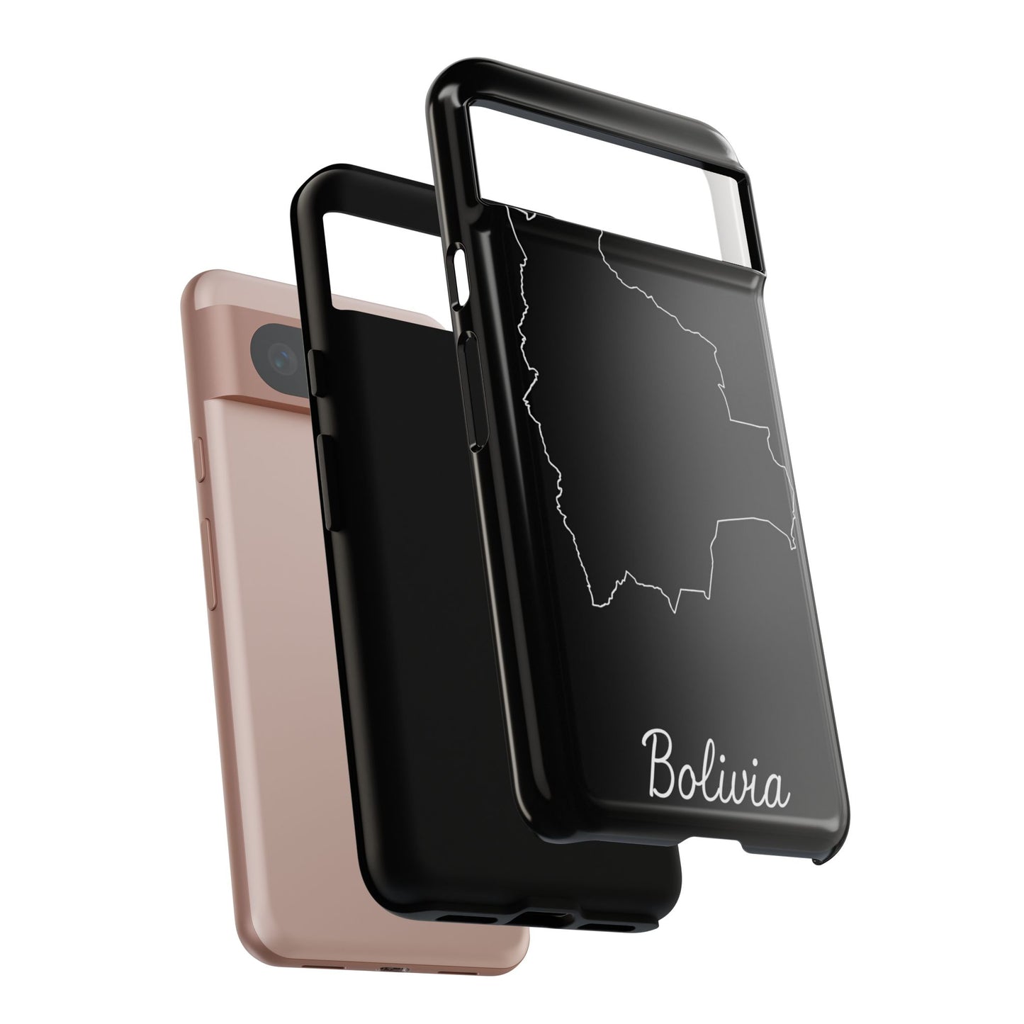 Bolivia Outline Phone Case – Minimal Country Map Tough Cover