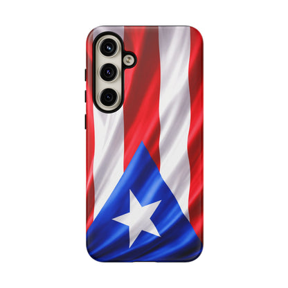 Puerto Rico Flag Phone Case | Boricua Pride Tough Case | Puerto Rican Flag Protective Cover for iPhone & Samsung
