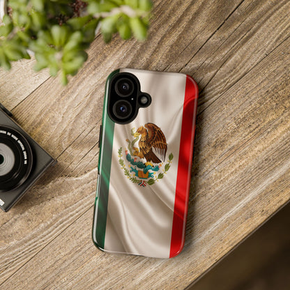 Mexico Flag Phone Case | Mexican Pride iPhone & Samsung Case | Tricolor Aesthetic Tough Protective Cover