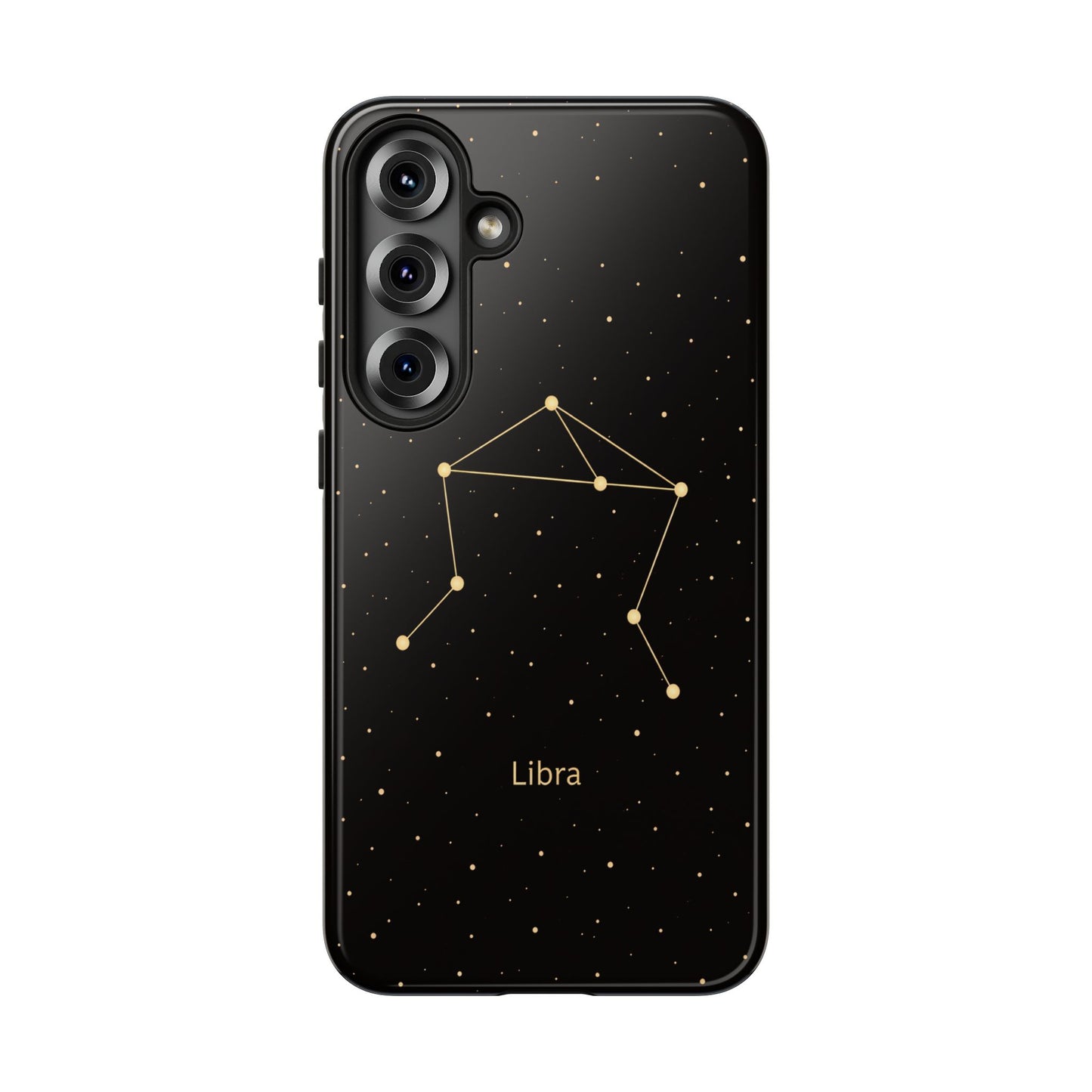 Libra Zodiac Constellation Phone Case – Luxe Gold Celestial Cover