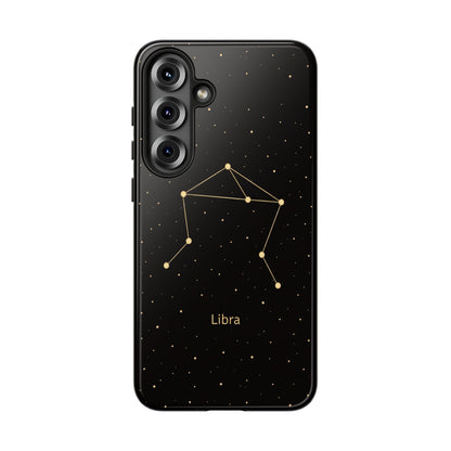 Libra Zodiac Constellation Phone Case – Luxe Gold Celestial Cover