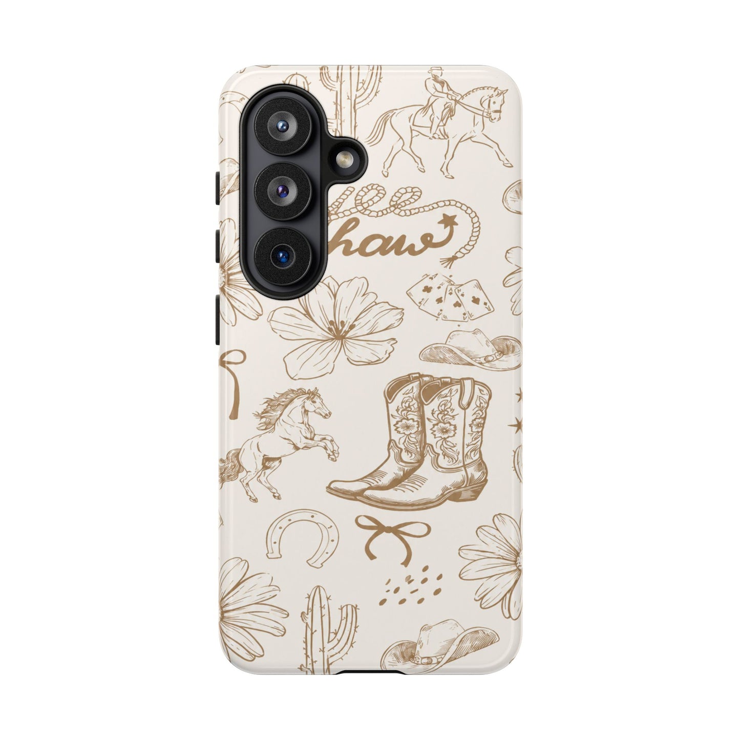 Western Cowgirl Phone Case for iPhone Samsung Galaxy Pixel Tough Case